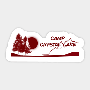 Camp Crystal Lake Sticker